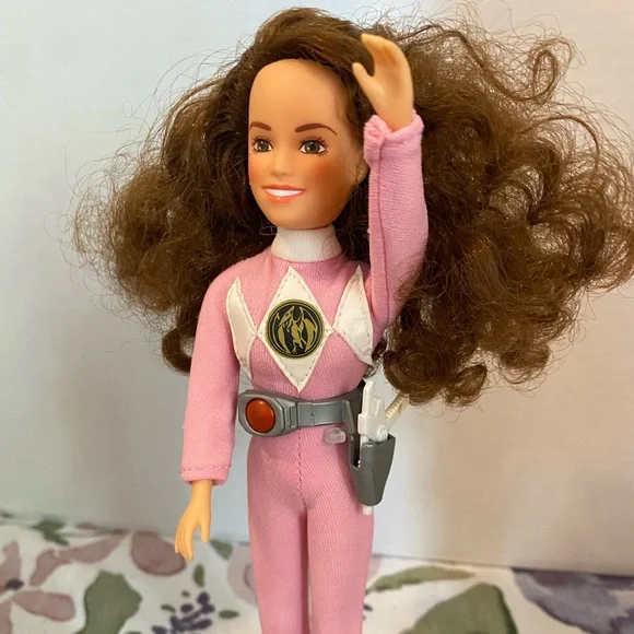 Rare vintage 1994 Power Rangers for girls dolls pink yellow Kimberly and Trini - Picture 6 of 10